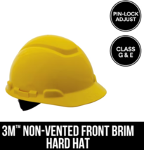 3M Polyethylene Hard Hat Yellow (1) Unit | CHHYH1-12-DC - NEW - £6.51 GBP