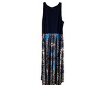 Vince Camuto Maxie Dress Womens Size 8 Black With Paisly Skirt Handkerch... - $17.34
