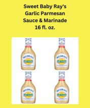 Sweet Baby Ray&#39;s Garlic Parmesan Sauce &amp; Marinade 16 fl. oz. Pak Of 4  - £10.23 GBP