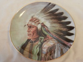 Courage of the Arapaho Chief by Gregory Perillo Collector Plate 8.5&quot; (H1) - £31.97 GBP