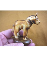 (TNE-BUR-454A) Burro Donkey Mule TAGUA NUT Figurine carving VEGETABLE bu... - £21.38 GBP