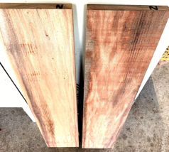 2 PIECES BEAUTIFUL KILN DRIED S4S PATAGONIAN ROSEWOOD LUMBER ~30&quot; X 6&quot; X... - $35.59