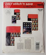 McCall&#39;s Easy Stitch &amp; Save M9281 Tablet Phone E-Reader Electronic Device Cases - £7.88 GBP