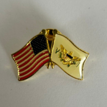 Virgin island Flag USA Lapel Pin Crossed Friendship Hat Cap Shirt Tie - $6.79