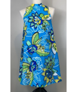 Kaari Blue Women&#39;s Dress Size XS Blue Floral Sleeveless NWT - £18.47 GBP