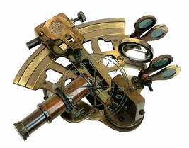 Sextant marin de travail en laiton antique Astrolabe de navire nautique... - £217.16 GBP