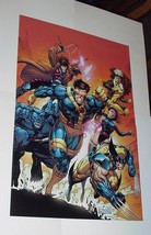 X-Men Poster #104 Blue Team Jim Lee Rogue Gambit Cyclops Wolverine MCU Movie Di - £39.31 GBP