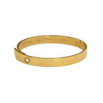Cartier Anniversary Diamond 18 k Gold Bangle Bracelet size 17 - $5,999.00