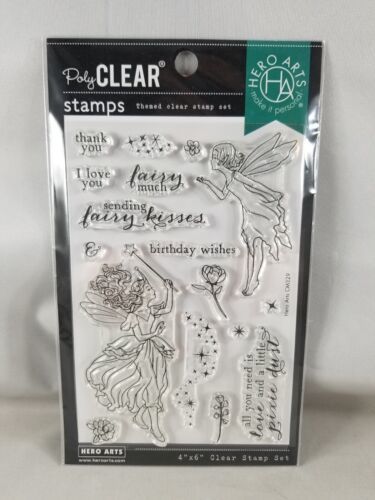 Primary image for Hero Arts Clear Fairy Kisses Stamp Set PolyClear Unmounted