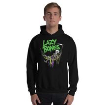 Lazy Bones Grim Reaper Spooky Halloween Vibe Unisex Hoodie, Grim Reaper Shirts,  - $35.63+