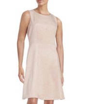 Cavin Klein Blush Faux Suede Dress New With Tag Size 6 - £45.04 GBP