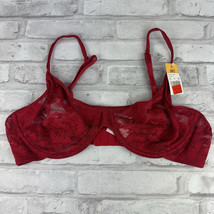 Gilligan &amp; O’Malley Lace Bra 38C New With Tags Ruby Hill Red - £11.75 GBP