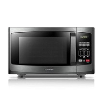 TOSHIBA EM925A5A-BS Countertop Microwave Oven, 0.9 Cu Ft With 10.6 Inch Removabl - £135.88 GBP