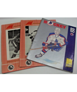 Moncton AHL Souvenir Programs Hawks 89-90 Golden Flames 87 Defunct Team ... - $14.50