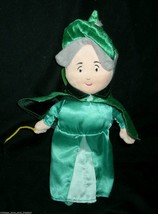 10&quot; Disney Fauna Green Fairy Godmother Sleeping Beauty Stuffed Animal Plush Toy - £11.46 GBP