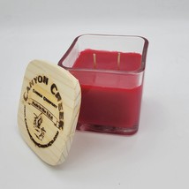 NEW Canyon Creek Candle Company 9oz Cube jar A COZY CHRISTMAS EVE Handmade - £16.47 GBP