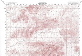 Cady Mountains Quadrangle, California 1955 Topo Map USGS 15 Minute Topographic - £17.29 GBP