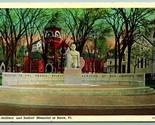 Soldiers and Sailors Monument Barre Vermont VT UNP Unused WB Postcard J11 - £2.33 GBP