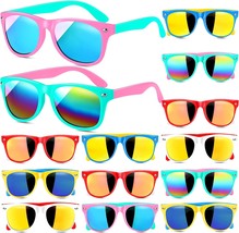 Neon Sunglasses Party Favor 12Pack with UV Protection in Bulk for Kids B... - £23.87 GBP