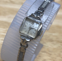 Vintage Benrus Watch Swiss Hand Wind Lady 10k RGP GF Mesh Band Cocktail 5 1/2&quot; - £25.81 GBP