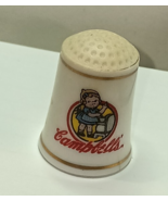 Vintage 1980 Franklin Mint Porcelain Cambell&#39;s Soup advertising Thimble. - $90.97 MXN