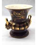 Vintage 5.5&quot; Floral Urn Vase Planter Charleton AWCO Abels Wasserberg Co ... - $59.71 CAD