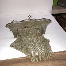 German silver mesh purse needs repair - $25.49