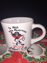 VTG 6 Joy of Christmas Coffee Mugs Box To Hell W/ Housework Lets Go To A... - $38.59