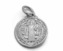 .925 Sterling Silver Saint Benedict Medal - $46.99