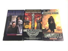 Vintage Highlander Movies VHS Tape Plus Highlander Series Bloopers Tape 3 total - £10.20 GBP