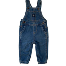 OshKosh B&#39;Gosh Vestbak Baby Overalls Bibs Denim Size 9 Month Snap - £15.78 GBP