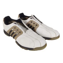 Adidas Men&#39;s 12 Tour 360 Leather Golf Shoes, 3D Fit Foam 737331 Traxion Cleats - £30.45 GBP
