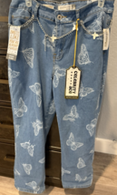 CELEBRITY ACE HIGH WAISTED Butterfly JR WOMENS BLUE JEANS Sz 15/32 NWT - €26,02 EUR