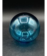Blue Art Glass Sphere Hand Blown By Mexican Artisans Worldly Goods Inc - €16,81 EUR