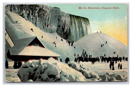 Ice Mountain In Winter Niagara Falls NY New York DB Postcard T20 - $1.93