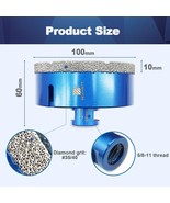 4 Inch Diamond Core Drill Bit for Porcelain Tile Ceramic Marble Granite - $16.82