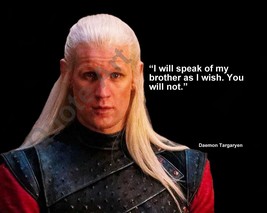 House Of Dragon Daemon Targaryen &quot;Brother&quot; Quote Publicity Photo Various Sizes - £3.80 GBP+