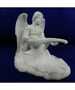 Vintage Angel Figurine Sitting Playing the Lute - £25.87 GBP