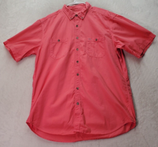 Territory Ahead Shirt Men Tall XL Pink 100% Cotton Pocket Collar Button Down EUC - £21.02 GBP