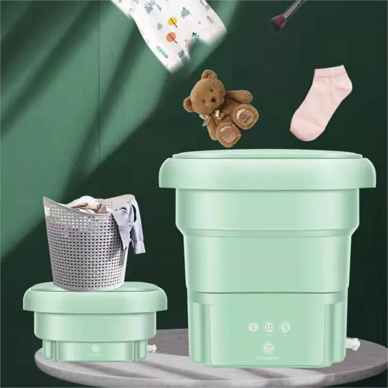 Hine bucket semi automatic washing underwear panties socks baby clothes dehydration one thumb200