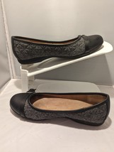 Croft &amp; Barrow Ortholite Black Wool Quilt Flats Loafers Slip On Comfort Shoes 7 - £19.97 GBP