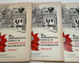 1976 CHRISTMAS Crafts 3 Book Set Poinsettia Library Ornaments Wreaths De... - £19.91 GBP