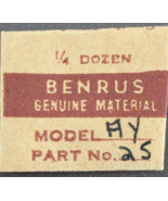 Pack of 3 NOS NEW Benrus Cal. AY Part# 25 - Watch Clutch Lever Springs - $26.01 CAD