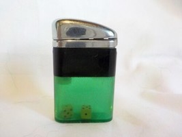 Vintage 1950&#39;s Ritepoint Lighter Green with Dice Similar to a Scripto VU... - £22.68 GBP
