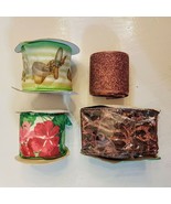 Wire Ribbon Trim LOT Partial Spools Sewing Arts Crafts Gifts Projects - $149.07 MXN