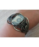 Armenian Cuff Filigree Agate Bracelet, Armenian Cuff Bracelet - $95.58 CAD