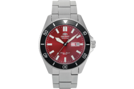 Orient Kanno Automatic Red Dial Men&#39;s Watch RA-AA0915R19B - £183.82 GBP