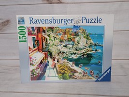 Ravensburger Romance in Cinque Terre 1500 Piece Jigsaw Puzzle New Sealed - £24.77 GBP