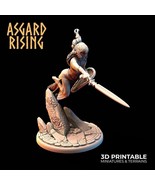 3D Printed Asgard Rising Rangrid the Phantom Lady 28 32 mm Wargaming DnD - $9.80+