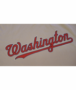 WASHINGTON NATIONALS T-SHIRT Youth 2XL or Adult XL MLB 100% Cotton FREE SHIPPING - $16.78